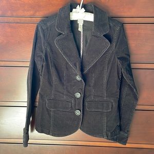 Bass Black Stretchy Corduroy Jacket